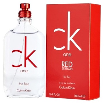CK CALVIN KLEIN ONE RED EDITION FOR HER 100 ML EDT UNIKAT