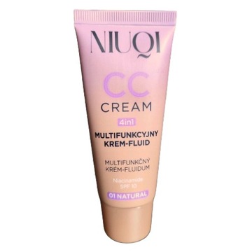 NIUQI CC Multifunkcyjny krem - fluid 4w1 30ml 01 Natural