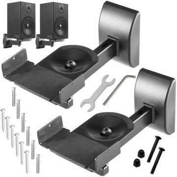 Зажимное настенное крепление для сателлитов, 2 шт, универсальное, прочное