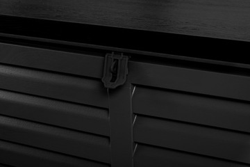 Пластиковый садовый ящик Plonos, черный, 390 литров