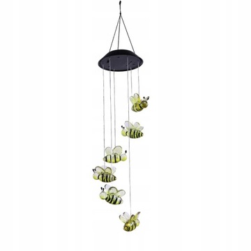 LED Solar Wind Chime Zmiana koloru Mobile Wind