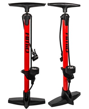 СТАЦИОНАРНЫЙ МЕТАЛЛИЧЕСКИЙ ВЕЛОСИПЕДНЫЙ НАСОС С МАНОМЕТРОМ, РУЧНОЙ НАПОЛЬНЫЙ НАСОС