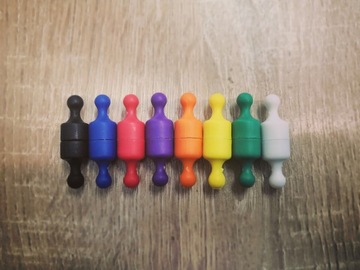 MAGNES NEODYMOWY DO TABLIC PIONEK 12x20 8SZT MOCNY