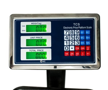 ВЕСЫ МАГАЗИНСКИЕ 300КГ 45Х60 С УСИЛЕННОЙ ПЛАТФОРМОЙ СПИНКИ