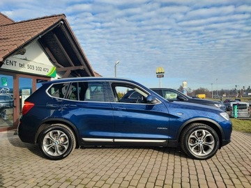 BMW X3 F25 SUV 2.0 20d 190KM 2016 BMW X3 Krajówka, lakier oryginalny 100%, zdjęcie 3