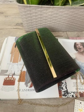 Клатч SHINY BEAUTIFUL BISHOP/OPID ЗЕЛЕНЫЙ