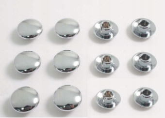 ZAŚLEPKA ZAŚLEPKI ŚRUB IMBUSOWYCH CHROM M6 12szt.