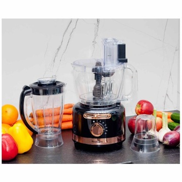 WIELOFUNKCYJNY ROBOT KUCHENNY BERLINGER 16W1 1800W BLENDER SZATKOWNICA