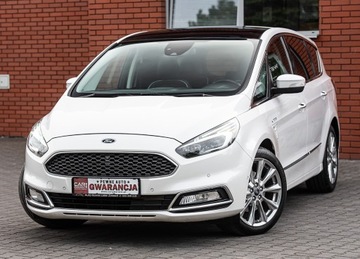 Ford S-Max II Van 2.0 EcoBlue 190KM 2019 Ford S-max 2.0d 190PS Vignale Full Opcja Biala Perla 7-osob Gwarancja fv23%, zdjęcie 1