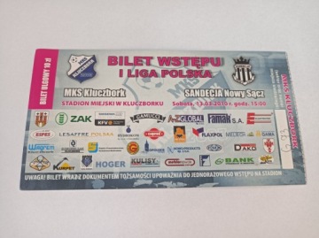 MKS KLUCZBORK - SANDECJA NOWY SĄCZ 13-03-2010