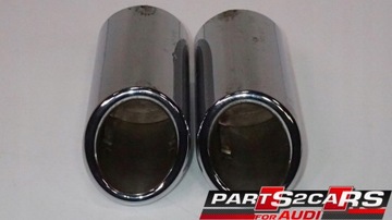 НАКЛАДКИ ВЫХЛОПНЫХ НАКЛАДОК ХРОМ AUDI A4 A5 8K0253825G