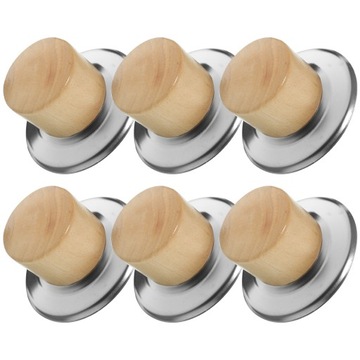 Akcesoria z litego drewna 6 zestawów