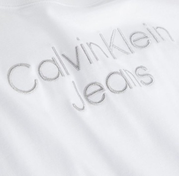 Calvin Klein Jeans t-shirt J20J218260 YAF biały S