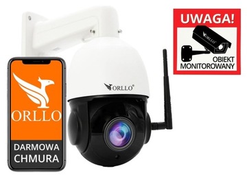 Kamera IP ORLLO Z10 obrotowa WIFI 4MP 18xZOOM optyczny tryb nocny 360°