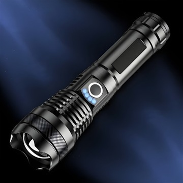 МОЩНЫЙ СВЕТОДИОДНЫЙ ТАКТИЧЕСКИЙ ФОНАРЬ XHP90 ZOOM ВОЕННЫЙ Водонепроницаемый ЧЕХОЛ ДЛЯ АККУМУЛЯТОРА