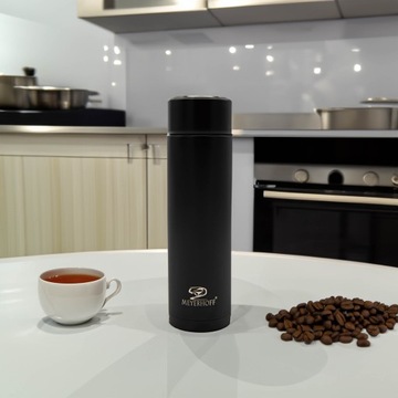 Термокружка, термос, бутылка для воды, светодиодный дисплей, 480 мл.