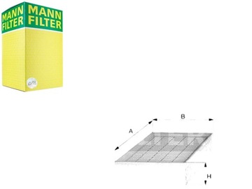 MANN-FILTER C21014 воздушный фильтр