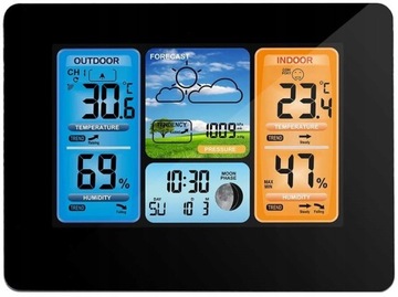 БЕСПРОВОДНАЯ ПОГОДНАЯ СТАНЦИЯ ПОГОДА DCF ГИГРОМЕТР