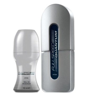 Avon Full Speed Quantum Zestaw [Perfumy + Roll-On]