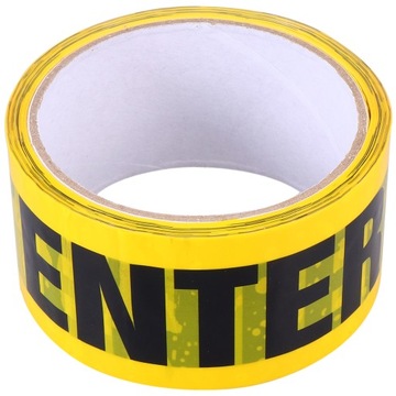 DUCT TAPE DO NOT ENTER BARRIER COLORFUL MASKING