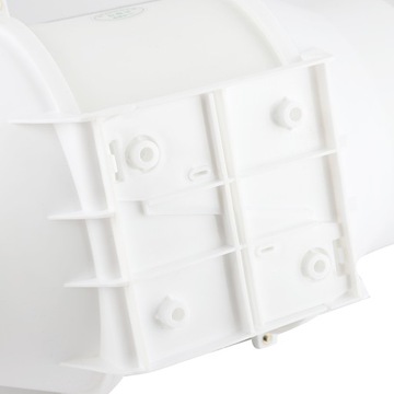 Тихий канальный вытяжной вентилятор диаметром 6,56 дюйма для гидропоники, 1C