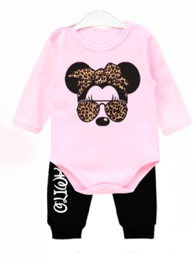 КОМПЛЕКТ БОДИ БРЮКИ Минни Маус ИМЯ год 74