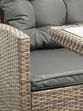 Zestaw mebli ogrodowych MTG TRADE GROUP technorattan szary 6 el.