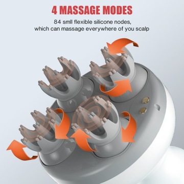 ELEKTRYCZNY MASAŻER WIBRACYJNY DO SKÓRY GŁOWY