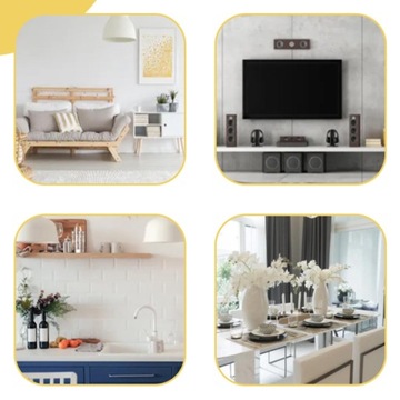 10 X Мраморные, самоклеящиеся, плиточные наклейки для кухни, ванной, стен