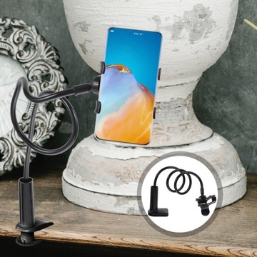 ДЕРЖАТЕЛЬ ДЛЯ МОБИЛЬНОГО ТЕЛЕФОНА ПОДСТАВКА С ЗАЖИМОМ ДЛЯ СМАРТФОНА