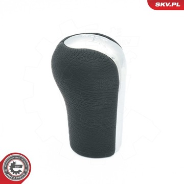 РУЧКА ПЕРЕКЛЮЧЕНИЯ ПЕРЕДАЧ С СИЛЬЧКОМ 63SKV484 TOYOTA AVENSIS ; 5Б; ХРОМИРОВАННАЯ КОЖА