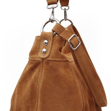 Женская замшевая сумка на ремешке, C.JEANS