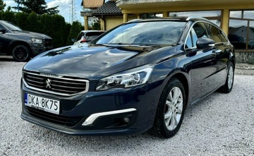 Peugeot 508 I SW Facelifting 2.0 BlueHDi 150KM 2017 Peugeot 508 Allure,LED,Navi,ASO,Gwarancja