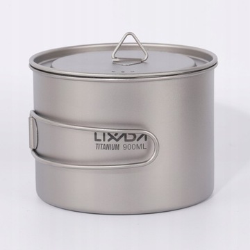 Lixada 900ml Tytanowy kubek do kawy Ultralight