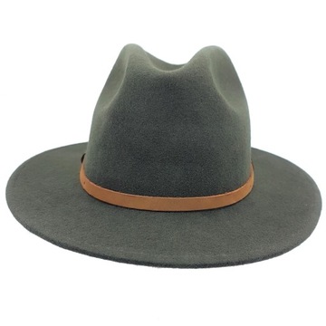 Kapelusz FEDORA OUTBACK W6041 OLIWKOWY ROZMIAR 61