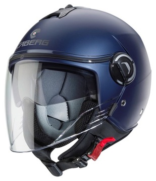 ОТКРЫТЫЙ МОТОЦИКЛЬНЫЙ ШЛЕМ CABERG С BLEND RIVIERA V4X YAMA ТЕМНО-СИНИЙ МАТОВЫЙ M
