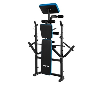 WIELOFUNKCYJNA ŁAWKA TRENINGOWA REGULOWANA MODLITEWNIK DO ĆWICZEŃ SKŁADANA