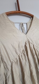 (21) H&M rozkloszowana sukienka miętowa r 38/40