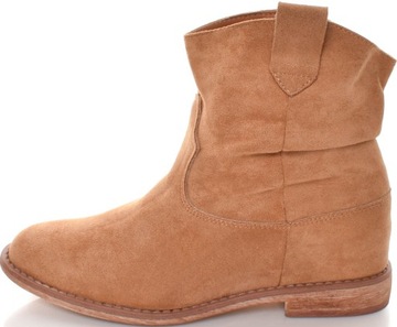 МОДНЫЕ ЖЕНСКИЕ ЗАМШЕВЫЕ БОТИНКИ НА УТЕПЛЕННОЙ СКРЫТОЙ ТЕХНИКЕ