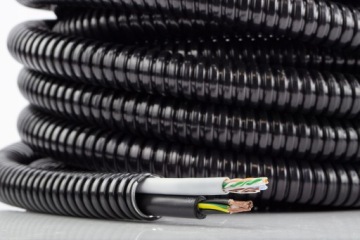 ТРУБА МЕТАЛЛ ГОФРИРОВАННАЯ 1250Н IP67 16мм 10м