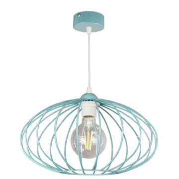 ŻYRANDOL LAMPA SUFITOWA WISZĄCA CORA MIĘTOWA LED