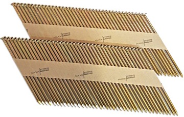 Gwoździe pierścień ocynk 100mm papier gwoździarki