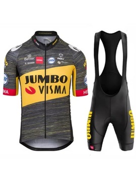 2024 Jumbo Visma Sport Kit Rower górski z krótkim rękawem