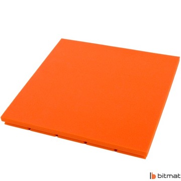 АКУСТИЧЕСКИЙ КУБ ПЕНЫ, оранжевые панели для зала