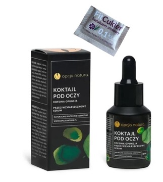 OPCJA NATURA KOKTAJL POD OCZY PRZECIWZMARSZCZ. SERUM KOFEINA & OPUNCJA 30ml