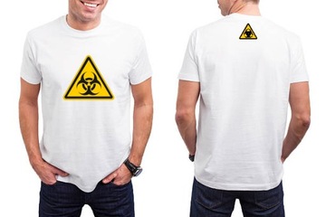 MĘSKA KOSZULKA T-shirt BIOHAZARD na prezent XS