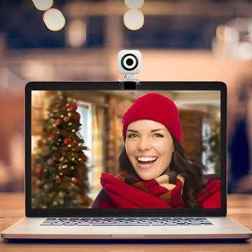 ВЕБ-КАМЕРА ДЛЯ КОМПЬЮТЕРА С КЛАССНОЙ КАМЕРОЙ НА ЗАЖИМЕ + USB-МИКРОФОН