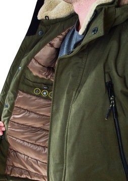 Camel Active kurtka ciepła zimowa parka M 52 khaki