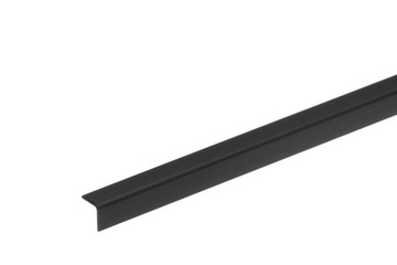 Profil ochronny kątownik Czarny 10x10 mm PCV 130CM