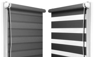 Roleta dzień noc na wymiar SZYBKI MONTAŻ 55x150 cm